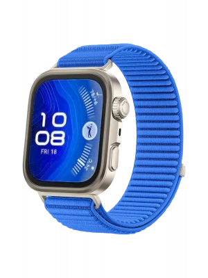 Newface Huawei Fit 4 Braid Kordon - Mavi