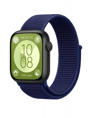 Newface Huawei Fit 4 Hasırlı Cırtcırtlı Kordon - Lacivert-Mürdüm