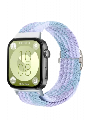 Newface Huawei Fit 4 Star Kordon - Lila-Beyaz