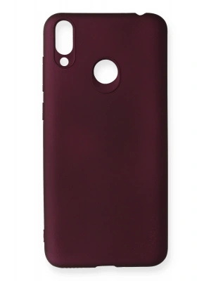 Newface Huawei Honor 8C Kılıf First Silikon - Mürdüm