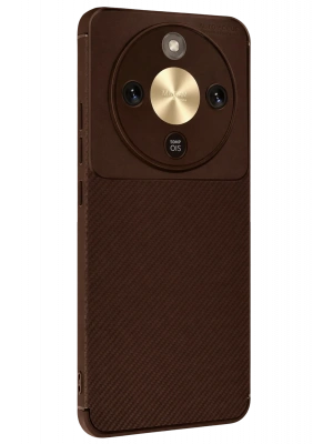 Newface Huawei Honor Magic 8 Lite Auto Focus Karbon Kapak - Kahverengi