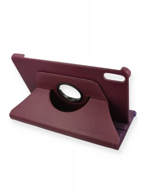 Newface Huawei Honor Pad V9 Kılıf 360 Tablet Deri Kılıf - Mürdüm