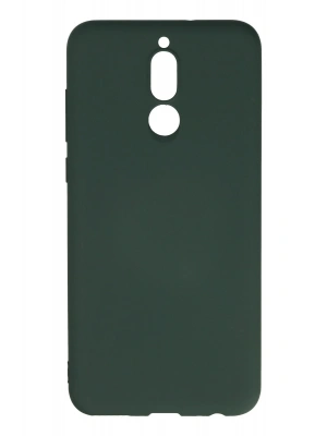 Newface Huawei Mate 10 Lite Kılıf Nano içi Kadife Silikon - Koyu Yeşil