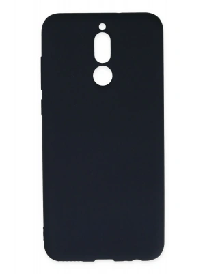 Newface Huawei Mate 10 Lite Kılıf Nano içi Kadife Silikon - Lacivert