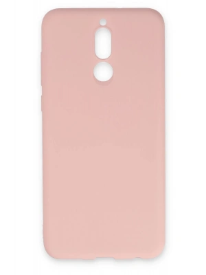 Newface Huawei Mate 10 Lite Kılıf Nano içi Kadife Silikon - Pudra