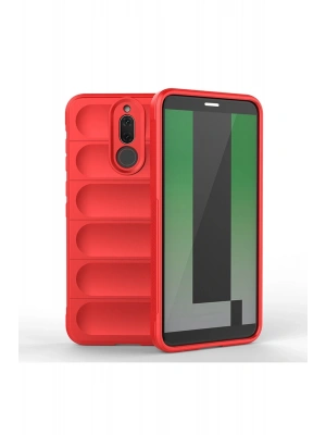 Newface Huawei Mate 10 Lite Kılıf Optimum Silikon - Kırmızı