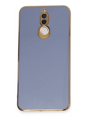 Newface Huawei Mate 10 Lite Kılıf Volet Silikon - Mavi