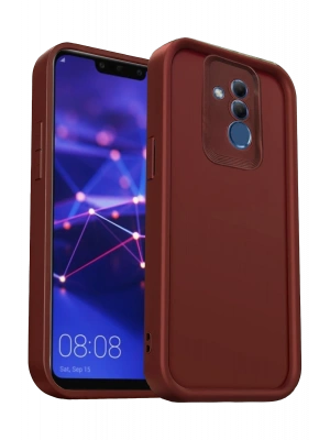 Newface Huawei Mate 20 Lite Kılıf Viera Silikon - Bordo