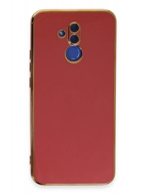 Newface Huawei Mate 20 Lite Kılıf Volet Silikon - Kırmızı