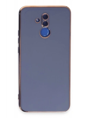 Newface Huawei Mate 20 Lite Kılıf Volet Silikon - Mavi