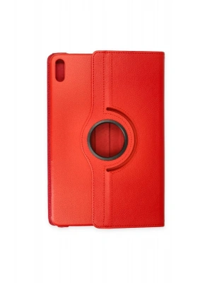 Newface Huawei MatePad SE 11 Kılıf 360 Tablet Deri Kılıf - Kırmızı