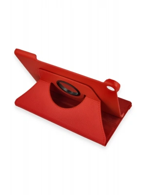 Newface Huawei MatePad SE Kılıf 360 Tablet Deri Kılıf - Kırmızı