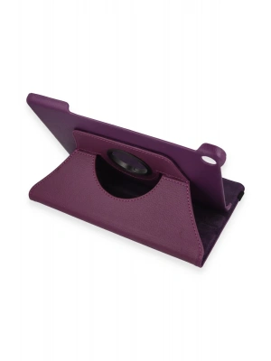 Newface Huawei MatePad SE Kılıf 360 Tablet Deri Kılıf - Mürdüm