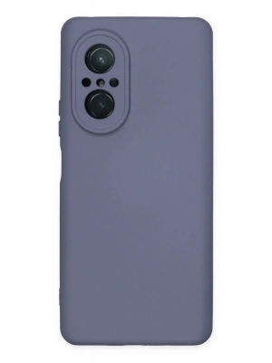 Newface Huawei Nova 9 SE Kılıf Nano içi Kadife Silikon - Gri