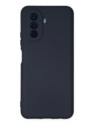 Newface Huawei Nova Y70 Kılıf Nano içi Kadife Silikon - Lacivert