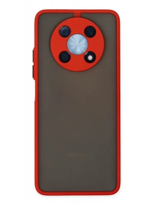 Newface Huawei Nova Y90 Kılıf Montreal Silikon Kapak - Kırmızı