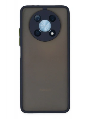 Newface Huawei Nova Y90 Kılıf Montreal Silikon Kapak - Lacivert