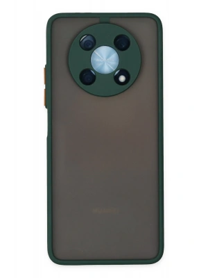 Newface Huawei Nova Y90 Kılıf Montreal Silikon Kapak - Yeşil