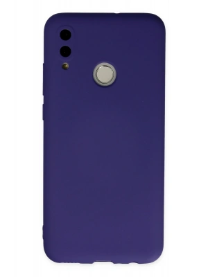 Newface Huawei P Smart 2019 Kılıf Nano içi Kadife Silikon - Mor