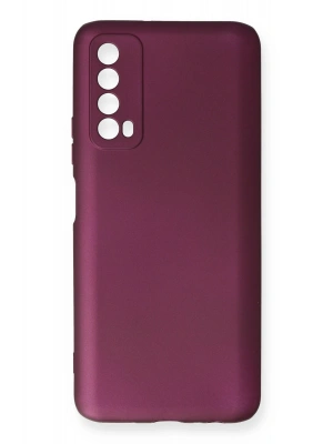 Newface Huawei P Smart 2021 Kılıf First Silikon - Mürdüm