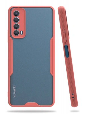 Newface Huawei P Smart 2021 Kılıf Platin Silikon - Pembe