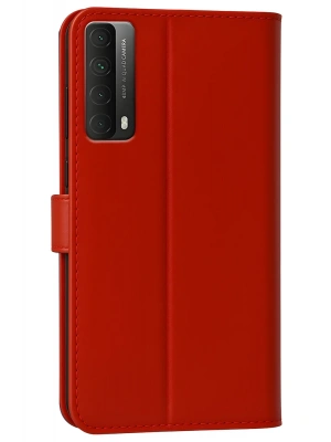 Newface Huawei P Smart 2021 Kılıf Trend S Plus Kapaklı Kılıf - Kırmızı