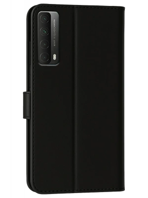 Newface Huawei P Smart 2021 Kılıf Trend S Plus Kapaklı Kılıf - Siyah