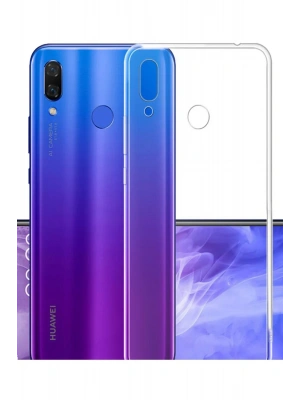 Newface Huawei P20 Lite Kılıf Lüx Şeffaf Silikon