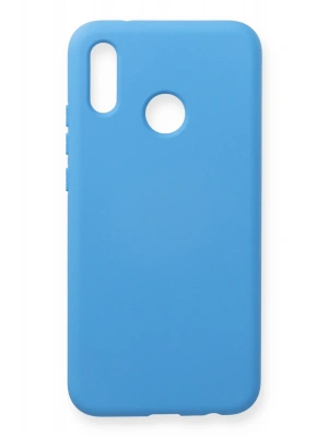 Newface Huawei P20 Lite Kılıf Nano içi Kadife Silikon - Mavi