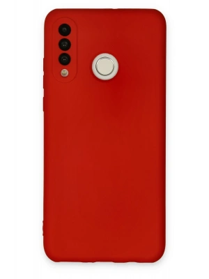 Newface Huawei P30 Lite Kılıf Nano içi Kadife Silikon - Kırmızı