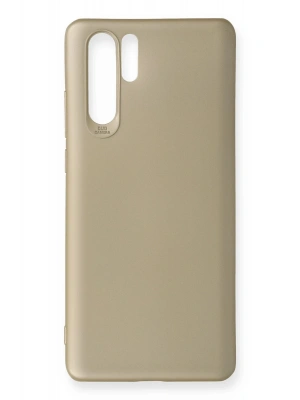 Newface Huawei P30 Pro Kılıf First Silikon - Gold