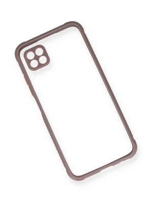 Newface Huawei P40 Lite Kılıf Miami Şeffaf Silikon - Açık Mor