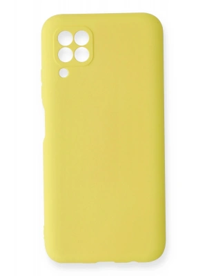 Newface Huawei P40 Lite Kılıf Nano içi Kadife Silikon - Sarı