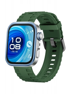 Newface Huawei Watch Fit 3 Klasik Kordon - Koyu Yeşil