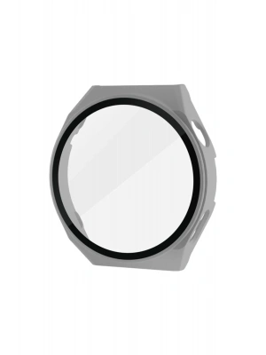 Newface Huawei Watch GT3 Pro 46mm Dota Camlı Kasa Ekran Koruyucu - Uzay Grisi