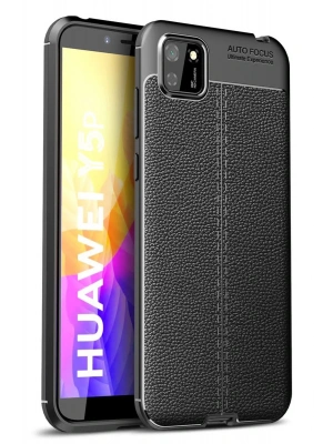 Newface Huawei Y5P Kılıf Auto Focus Kapak - Siyah