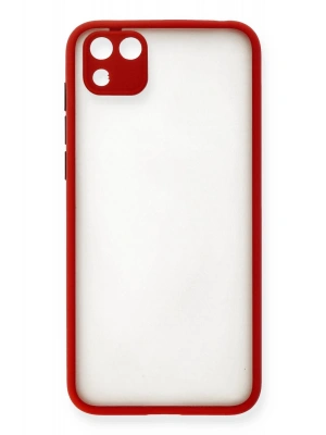 Newface Huawei Y5P Kılıf Montreal Silikon Kapak - Kırmızı