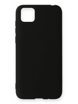 Newface Huawei Y5P Kılıf Nano içi Kadife Silikon - Siyah