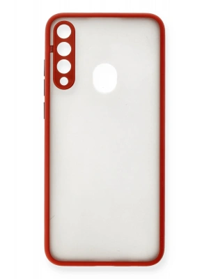 Newface Huawei Y6P Kılıf Montreal Silikon Kapak - Kırmızı