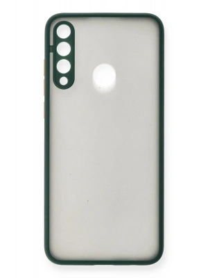 Newface Huawei Y6P Kılıf Montreal Silikon Kapak - Yeşil