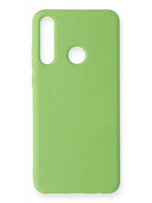Newface Huawei Y6P Kılıf Nano içi Kadife Silikon - Yeşil