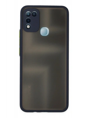 Newface İnfinix Hot 10 Play Kılıf Montreal Silikon Kapak - Lacivert