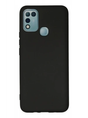 Newface İnfinix Hot 10 Play Kılıf Nano içi Kadife Silikon - Siyah