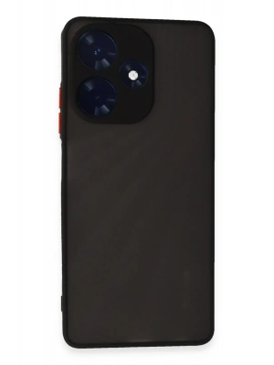 Newface İnfinix Hot 30 4G Kılıf Montreal Silikon Kapak - Siyah