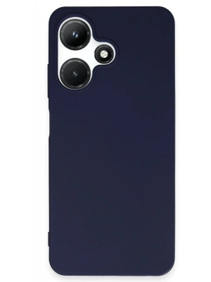 Newface İnfinix Hot 30i Kılıf First Silikon - Lacivert