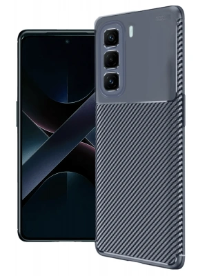 Newface İnfinix Hot 50 Pro Plus 4G Auto Focus Karbon Kapak - Lacivert