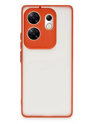 Newface İnfinix Zero 30 4G Kılıf Montreal Silikon Kapak - Kırmızı