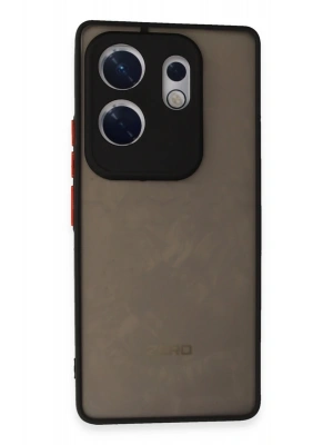 Newface İnfinix Zero 30 4G Kılıf Montreal Silikon Kapak - Siyah