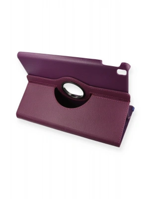 Newface iPad 10.2 (7.nesil) Kılıf 360 Tablet Deri Kılıf - Mürdüm