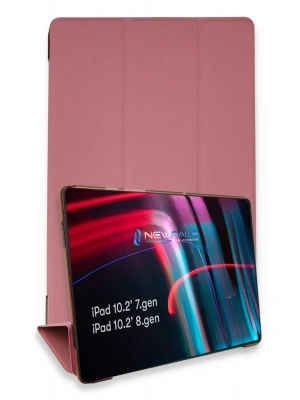 Newface iPad 10.2 (7.nesil) Kılıf Tablet Smart Kılıf - Pembe